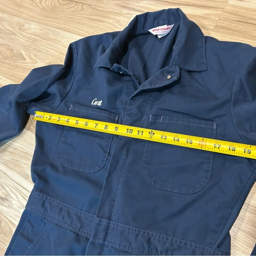 Men's Classic Navy Work Coverall - Picture 8 of 10